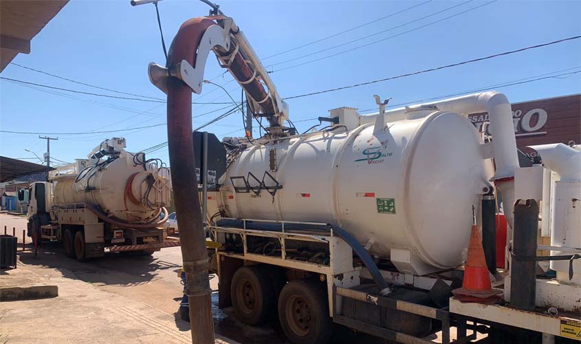 Esvaziamento de fossas leva mais saúde e dignidade