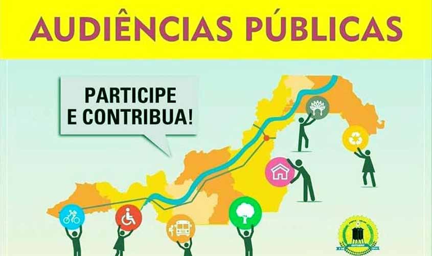 Audiências públicas para elaboração da LOA iniciam nesta terça, 21/5