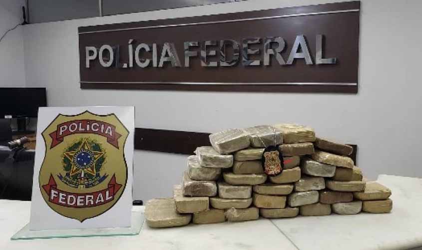 Agentes da Polícia Federal prendem, em Vilhena, caminhoneiro que levava 33 kg de cocaína para o Sudeste