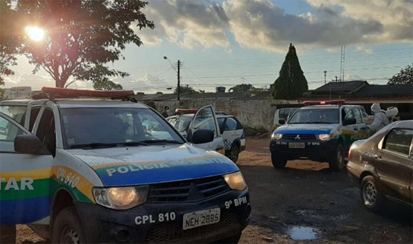 Semusb realiza sanitização do 9º Batalhão da PM