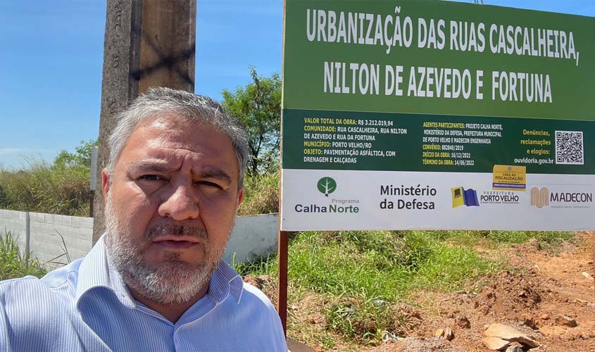 Vereador Fogaça busca informações sobre asfalto de emendas parlamentares do ex-deputado federal Lindomar Garçom