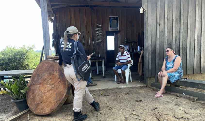 Ações de conscientização e mobilização do Plano Multinível de Prevenção às Queimadas são realizadas no entorno do Parque Estadual