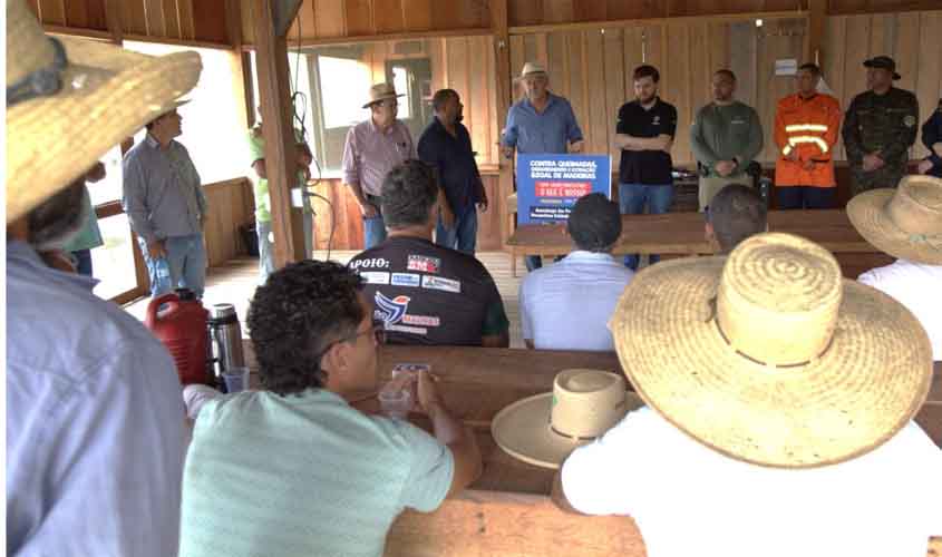 Combate às queimadas e desmatamento ilegal é tema de reunião entre governo de RO e órgãos públicos