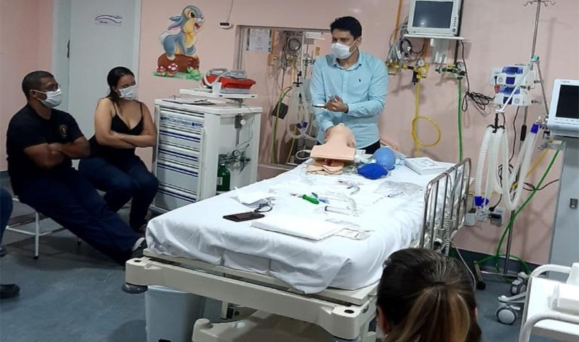 Equipes de saúde recebem treinamento para atuar em Hospital de Campanha em Porto Velho