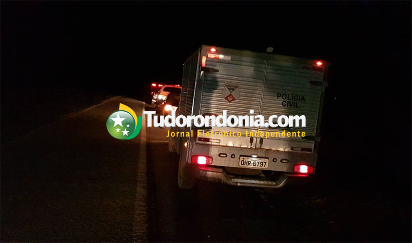 Motorista foge após acidente que matou motociclista na BR-364