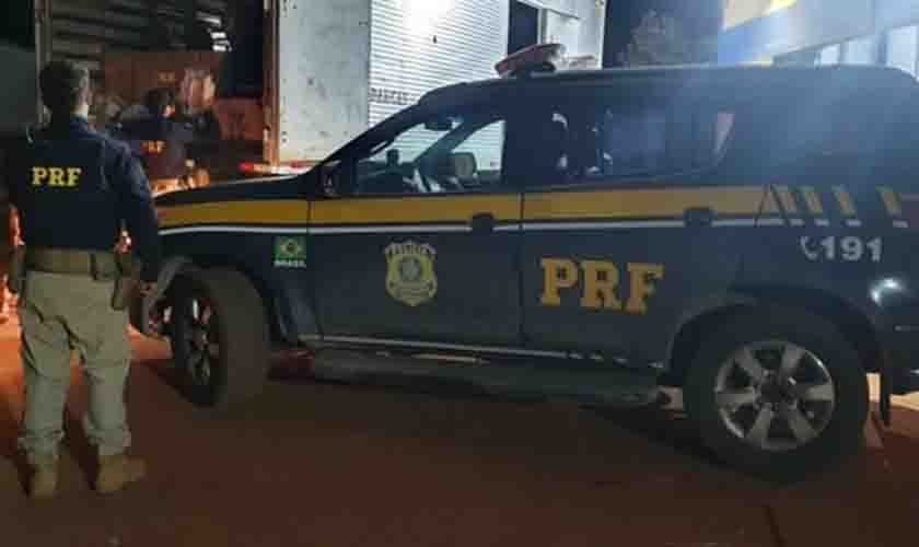 Em Guajará-Mirim/RO, PRF apreende cigarro, desodorante, bebidas e até fogão vindos da Bolívia