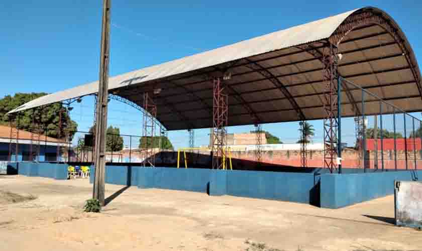 Quadra poliesportiva da Escola Municipal Francisco Elenilson Negreiros será inaugurada nesta quarta-feira (21)