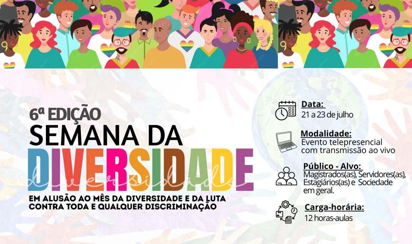 TRT-14 promove Semana da Diversidade com foco em inclusão