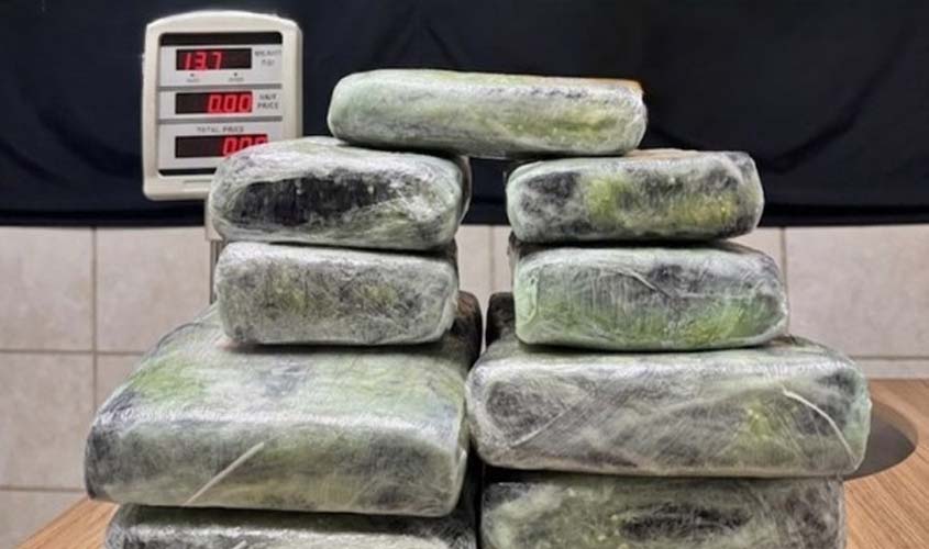 PF apreende 13 kg de drogas no Aeroporto de Porto Velho