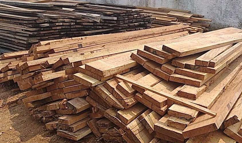 Madeiras apreendidas serão doadas para construção de pontes em Rondônia