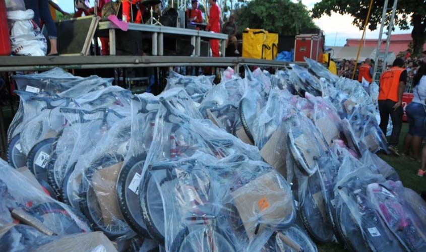 Prefeitura realizará sorteio de mais de 600 bicicletas