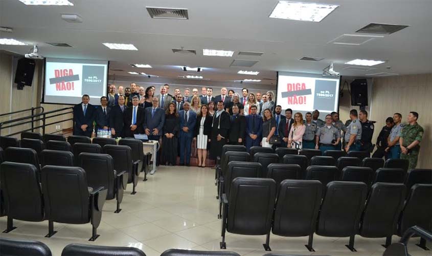 Judiciário de Rondônia mobiliza manifestação de repúdio à aprovação do PL sobre “Abuso de Autoridade”