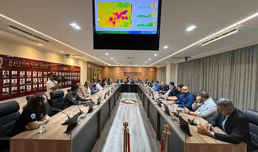 MPRO promove reunião para intensificar combate ao fogo em unidades de conservação ambiental