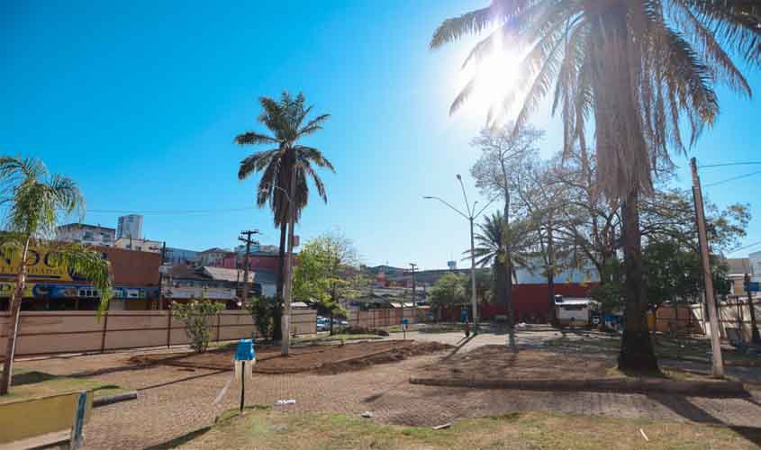 Prefeitura de Porto Velho inicia obra de revitalização da Praça Jonathas Pedrosa