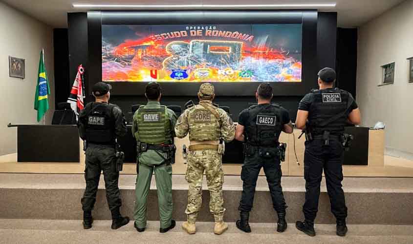 Polícia Civil e Ministério Público deflagram operação 'Escudo de Rondônia'