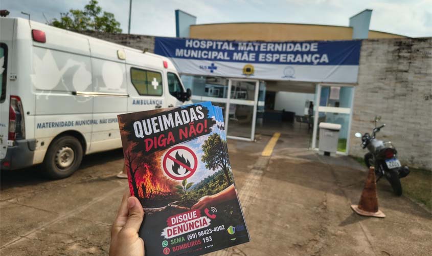 Campanha contra queimadas orienta UBS e UPAs