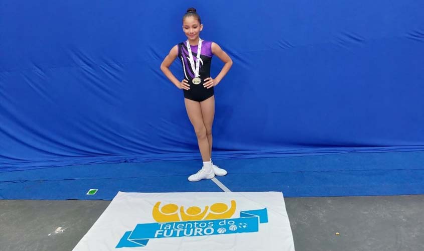 Atleta do Talentos do Futuro conquista ouro no Torneio Nacional de Ginástica Aeróbica