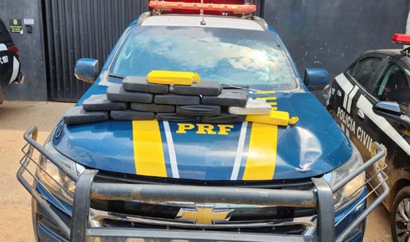 PRF apreende drogas em compartimento secreto do veículo