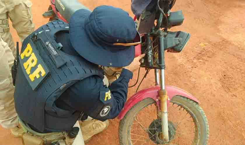 Em Rondônia, PRF identifica três motocicletas adulteradas