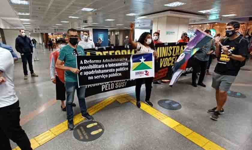 Sintero e demais movimentos sindicais intensificam mobilização contra a Reforma Administrativa em Brasília