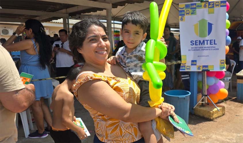 Seinfra recebe atividades recreativas da Semtel