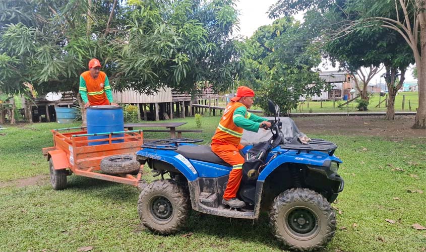 Ribeirinhos discutem coleta de lixo em Porto Velho