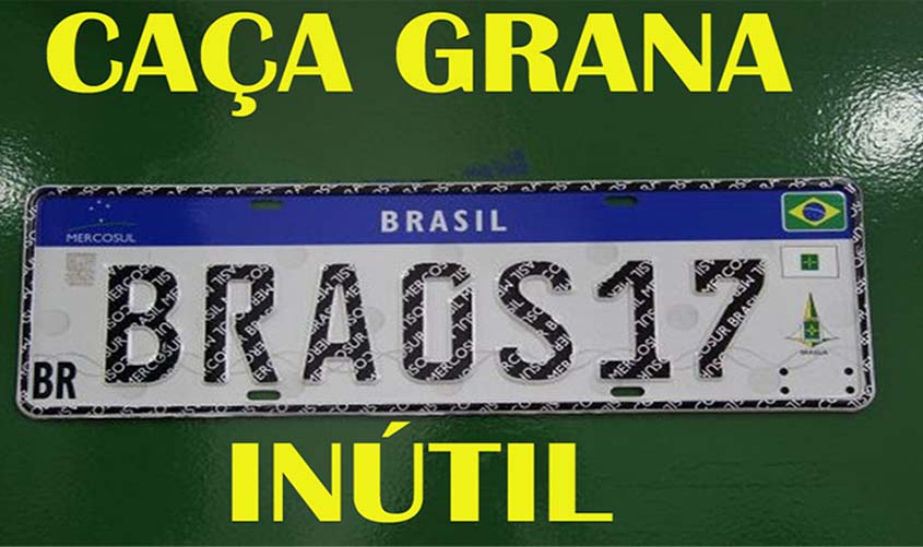 Uma porcaria que só serve para encher os cofres dos Detrans : Vem aí a inútil placa Mercosul