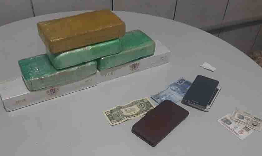 Forças Policiais realizam apreensão de drogas em Guajara-Mirim