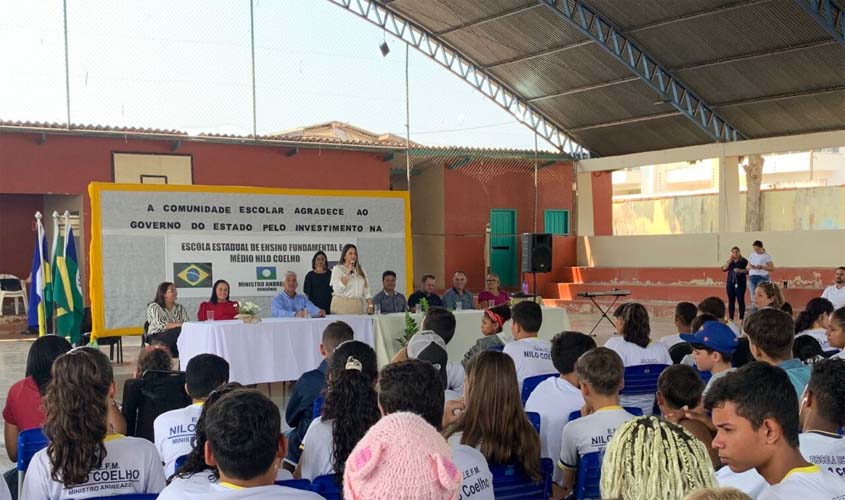 Governo de Rondônia investe em construção e reforma de escolas estaduais de Ministro Andreazza e distrito de Riozinho
