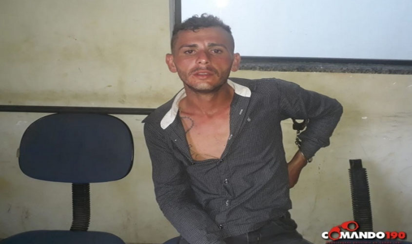 Durante abordagem de rotina, PM encontra drogas com ex-presidiário