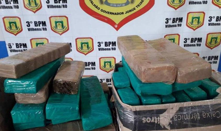 Prisão de traficantes e à apreensão de maconha; facção criminosa havia trazido 100 kg do Paraguai