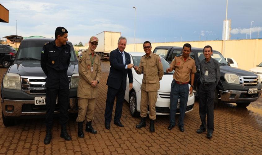 TJRO doa veículos para Bombeiros, PM e Uni