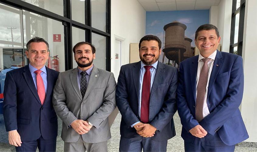 Presidente da OAB Rondônia realiza visita institucional ao Fórum Geral de Porto Velho