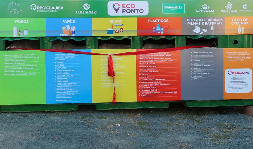 Coleta Seletiva: Semeia orienta a população para utilizar Ecoponto corretamente