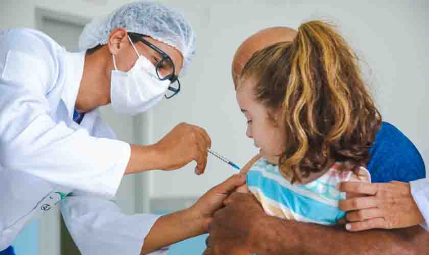 Imunização de crianças de 05 a 11 em Jaru continua no próximo sábado das 8h às 17h