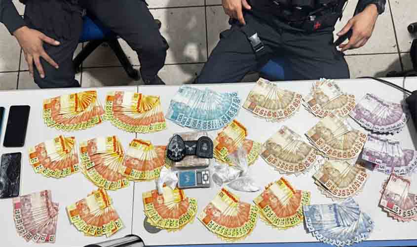 BOPE prende três suspeitos com meio quilo de cocaína e R$ 10 mil em Porto Velho