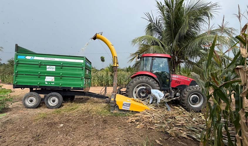 Prefeitura apoia produção de silagem
