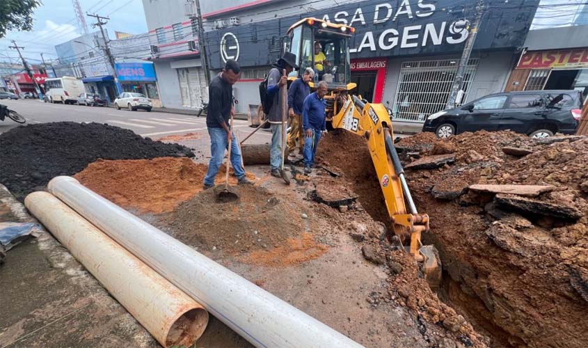 Prefeitura reforça drenagem na Sete de Setembro