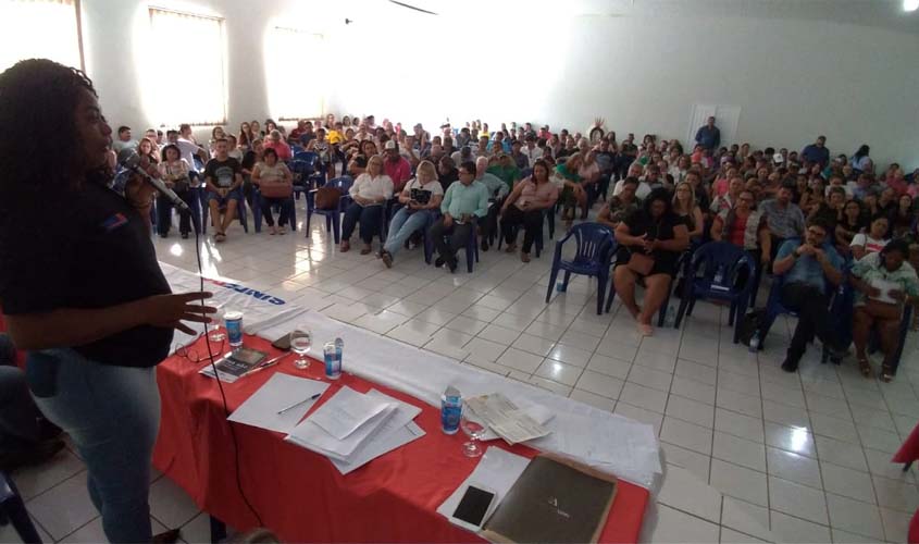 Sintero discute reforma da previdência em Ouro Preto em ato promovido pelo sindicato, movimentos sociais e Via Campesina