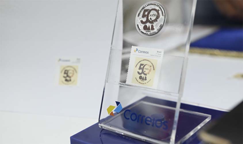 Aniversário dos 50 anos da OABRO tem lançamento de selo comemorativo
