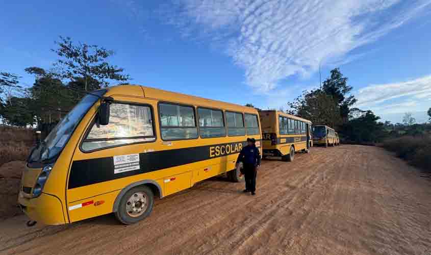 Segurança de estudantes é fortalecida pelo governo de RO com fiscalização em ônibus e vans escolares