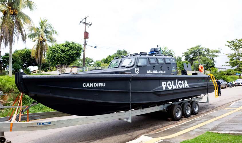 Governo de RO investe R$28 mi e entrega lancha blindada
