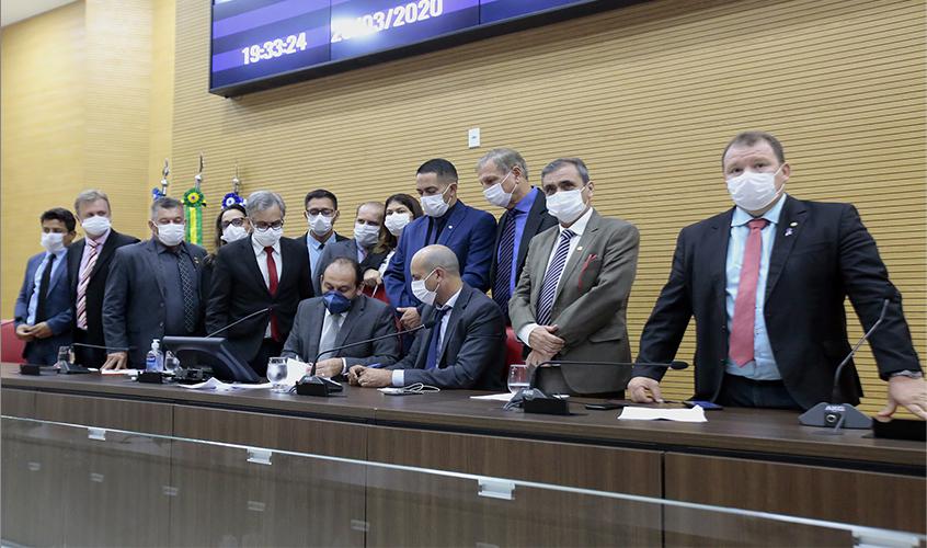 Assembleia aprova Decreto de estado de calamidade pública e projetos que ampliam direitos em decorrência do Coronavírus