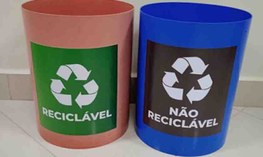 TJRO implanta coleta seletiva