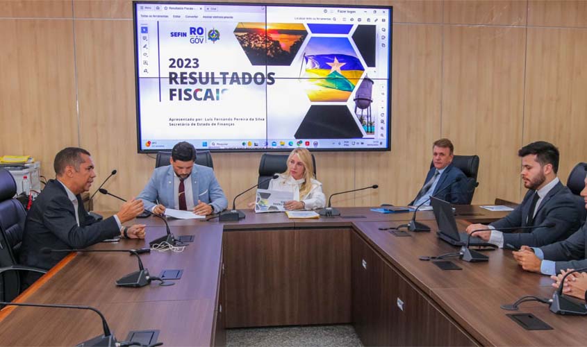 Secretário da Sefin explica para deputados os números da arrecadação de RO