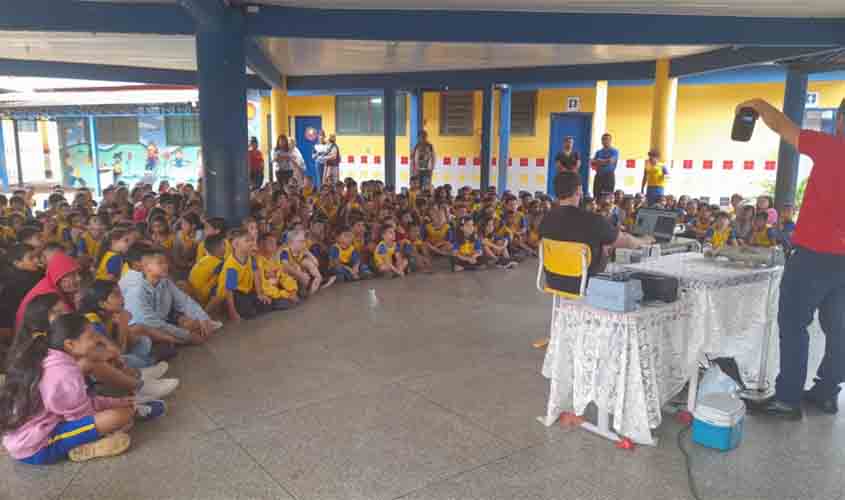 Prefeitura de Porto Velho realiza palestras sobre educação sanitária na Semana da Água