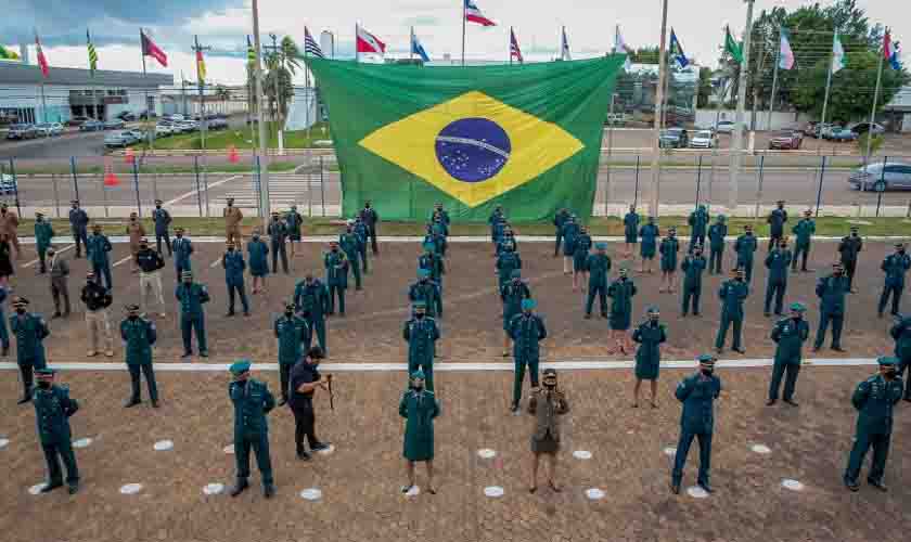Em comemoração ao Dia de Tiradentes, Polícia Militar realiza formatura geral em Porto Velho nesta sexta-feira