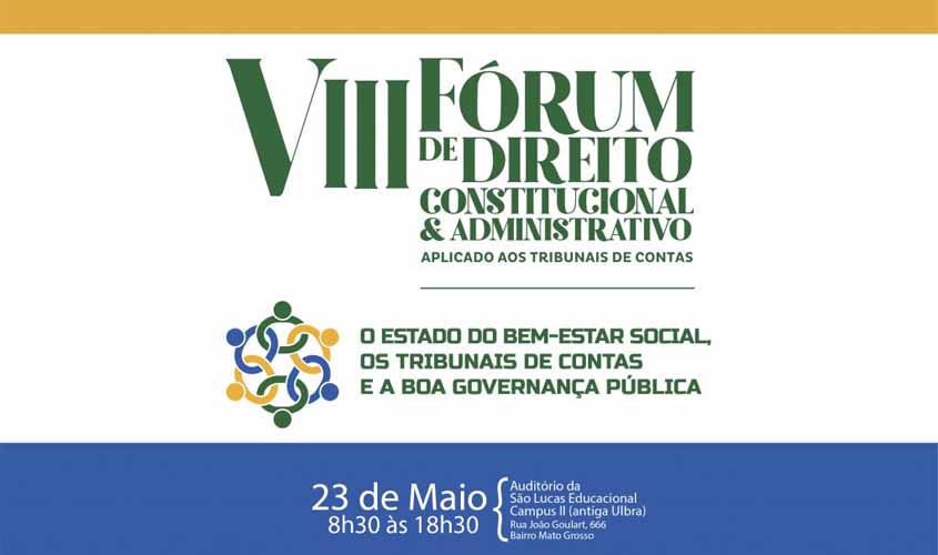 TCE-RO realiza VIII Fórum de Direito no auditório do campus II da Faculdade São Lucas (antiga Ulbra)