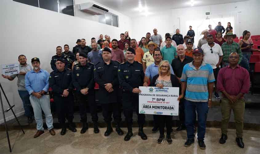 Governo de RO lança Programa de Segurança Rural para reforçar combate à criminalidade no campo