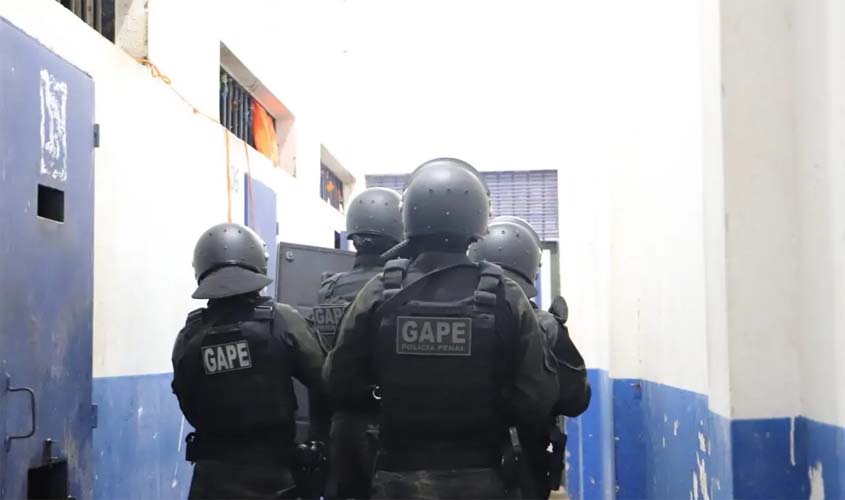 Polícia Penal participa da Operação Mute em Porto Velho